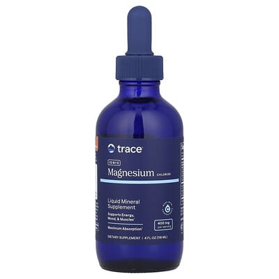 Trace, Ionic Magnesium Chloride, 400 mg, 4 fl oz (118 ml)