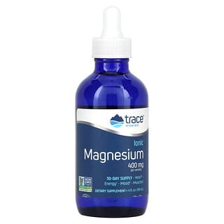 Trace Minerals ®, Magnésio Iônico, 400 mg, 118 ml (4 fl oz)