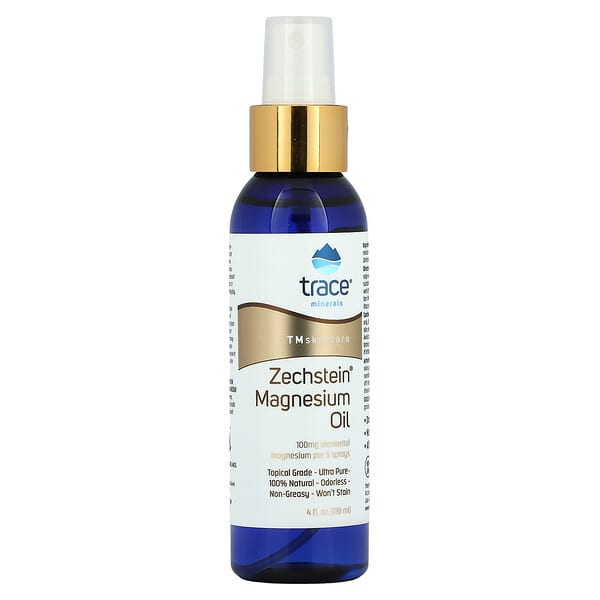 Trace Minerals ®‏, TM Skincare، زيت المغنيسيوم من بحر زيخستين، 4 أونصات سائلة (118 مل)