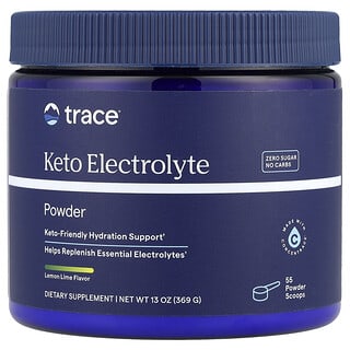 Trace Minerals ®, Keto Electrolyte Powder, Sugar Free, Lemon Lime Flavor, Keto-Elektrolytpulver, zuckerfrei, Zitronen-Limetten-Geschmack, 330 g (11,6 oz.)