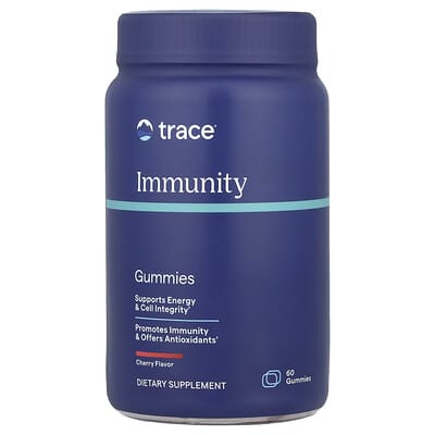 Trace, Immune Support Gummies, Cherry Flavor, 60 Gummies