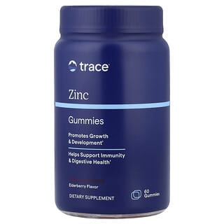 Trace, 锌软糖，接骨木果味，60 粒（每粒软糖 15 毫克）