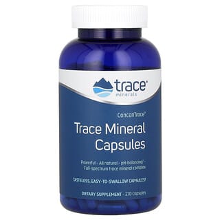 Trace Minerals ®, ConcenTrace, Capsules d'oligo-éléments, 270 capsules