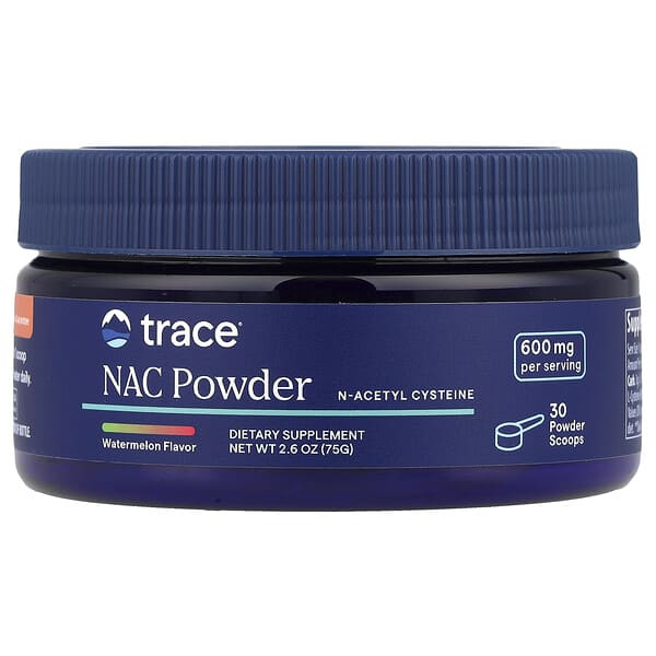 Trace NAC Powder, Watermelon, 2.6 oz (75 g)