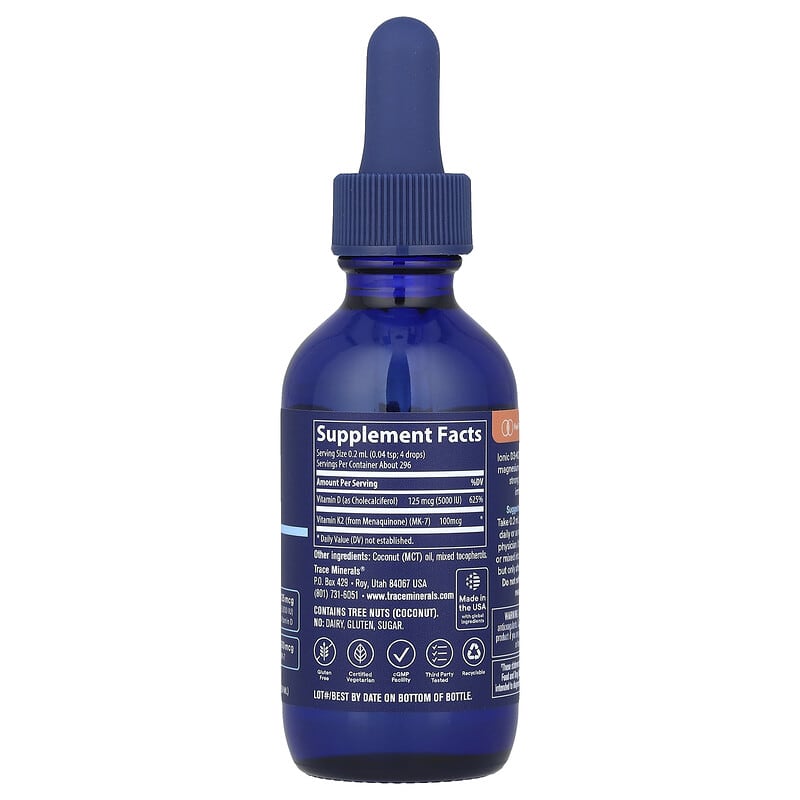 Ionic D3 + K2, 2 fl oz (59 ml)