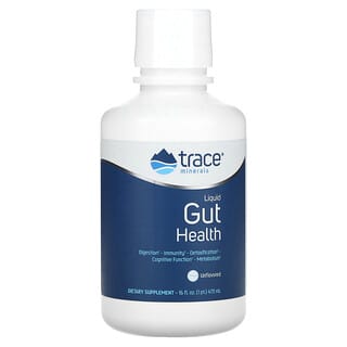 Trace Minerals ®, Liquid Gut Health, Unflavored, 16 fl oz (473 ml)