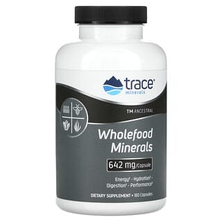 Trace Minerals ®, TM Ancestral, Wholefood Minerals, 642 mg, 180 Capsules