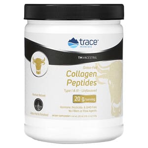 Trace Minerals ®, Grass-Fed Collagen Peptides, Unflavored, 1 lb. 4.1 oz  (571 g)'