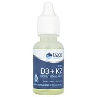 Trace, 离子型 D3 + K2，0.5 液量盎司（15 毫升）