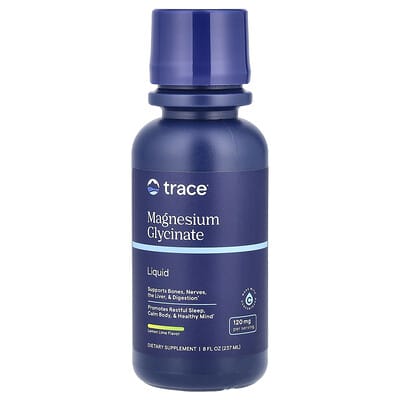 Trace, Liquid Magnesium Glycinate, Lemon Lime, 8 fl oz (237 ml)