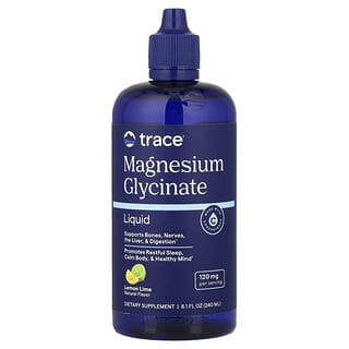 Trace, glicinat de magneziu lichid, lămâie și limetă, 237 ml