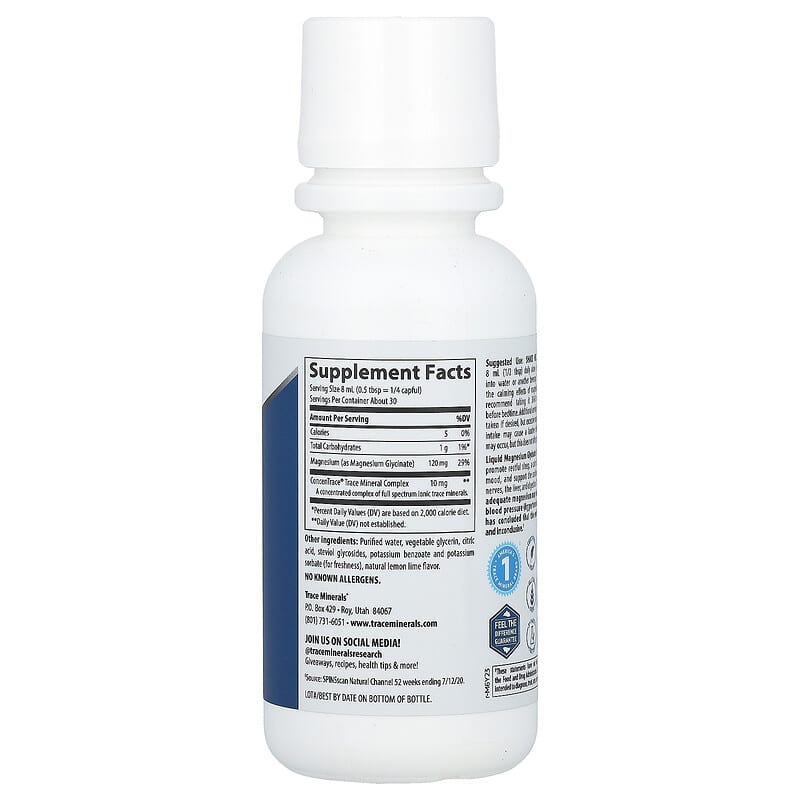 Magnesio líquido, Mandarina, 300 mg, 473 ml (16 oz. Líq.)