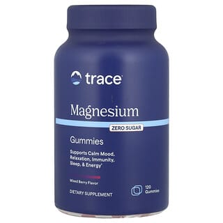 Trace, Magnesium Gummies, Mixed Berry , 120 Gummies