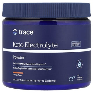 Trace, Poudre d'électrolytes cétogènes, Orange, 369 g