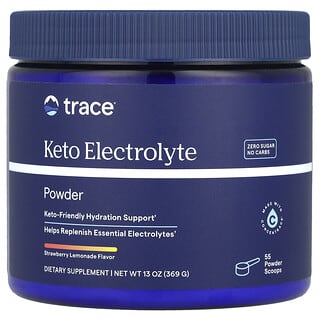 Trace, Keto Electrolyte Powder, Strawberry Lemonade, 13 oz (369 g)