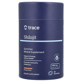 Trace, Shilajit Gummies, Fruchtgummis, Orange, 30 Fruchtgummis