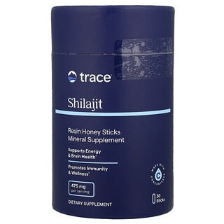 Trace, Shilajit, Barritas de resina y miel, 30 barritas