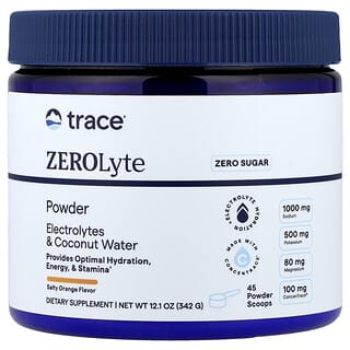 Trace, ZEROLyte en polvo, Naranja salada, 342 g (12,1 oz)