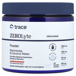 Trace, ZEROLyte Powder, Salty Watermelon, 11.5 oz (328 g)