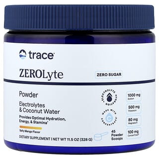 Trace, ZEROLyte en polvo, Mango salado, 328 g (11,5 oz)