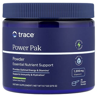 Trace, Power Pak, незаменимые питательные вещества, лимон и лайм, 275 г (9,7 унции)