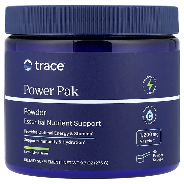Trace Power Pak, Lemon Lime, 9.7 oz (275 g)