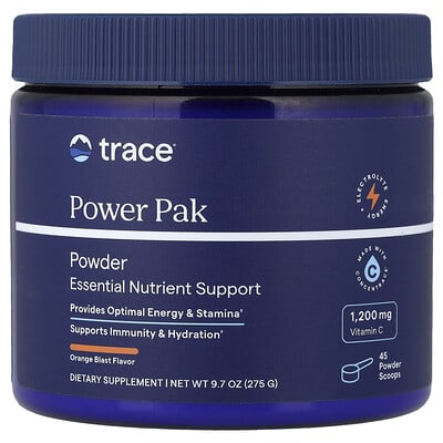 Trace, Power Pak, Orange, 9.7 oz (275 g)