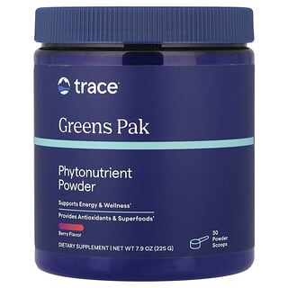 Trace, Greens Pak, Fitonutriente em Pó, Fruto Silvestre, 225 g (7,9 oz)