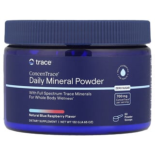 Polvo mineral de uso diario ConcenTrace®, Frambuesa azul, 132 g (4,65 oz)