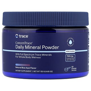 Poudre minérale quotidienne ConcenTrace®, Açaï bleu naturel, 132 g