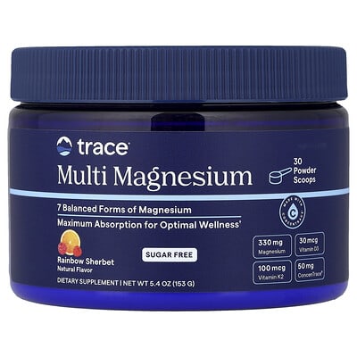 Trace, Magnesium Multi, Rainbow Sorbet, 5.4 oz (153 g)