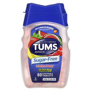 Tums, Extra Strength Antacid, Melon Berry, 80 Chewable Tablets