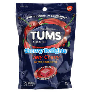 Tums, Ultra Strength Antacid, Very Cherry, 32 Soft Chews