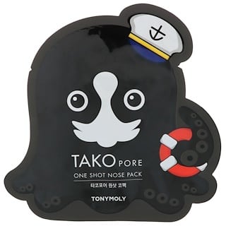 Tony Moly, Tako Pore - One Shot Nose Pack - 1 feuille