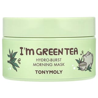 Tony Moly, I'm Green Tea, Mascarilla de belleza matutina Hydro-Burst, 100 g (3,52 oz)