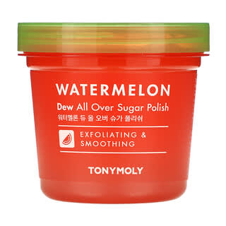 Tony Moly, Watermelon，Dew All Over 蜜糖磨砂膏，10.14 液量盎司（300 毫升）