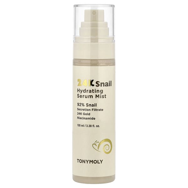 TonyMoly, 24K 스네일 하이드레이팅 세럼 미스트, 100ml(3.38fl oz)