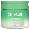 I'm Aloe, Disques de masque de beauté apaisants pour la peau, 80 feuilles, 120 g chacune