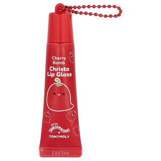 TonyMoly, Luciu de buze original Squishmallows™, breloc Christo, Cherry Bomb, 11 g