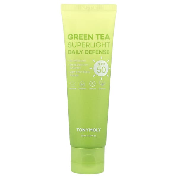 TonyMoly, Green Tea Superlight Daily Defense, SPF 50, 1.69 fl oz (50 ml)