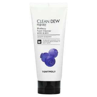 Tony Moly, Clean Dew, Espuma de limpieza con arándanos azules`` 180 ml
