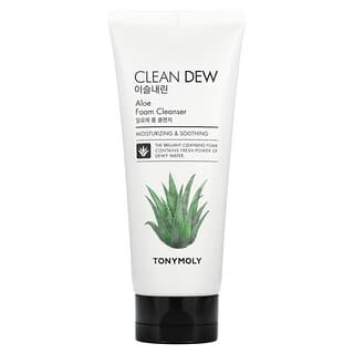 Tony Moly, Clean Dew, Espuma de limpieza con aloe`` 180 ml