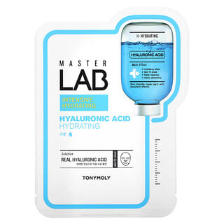 Tony Moly, Master Lab, Hyaluronic Acid Beauty Mask, Hydrating, 1 Sheet, 19 g