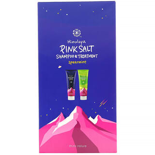 Think Nature, Himalaya Pink Salt Shampoo & Treatment, Spearmint, 2 Piece Kit