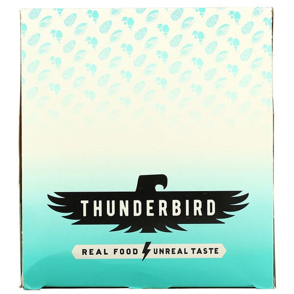 Thunderbird, スーパーフードバー、チョコレートアーモンドバター海塩、12本、各48g（1.7オンス）