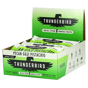 Thunderbird, Superfood Bar, Pecan Goji Pistachio, 12 Bars, 1.7 oz (48 g) Each
