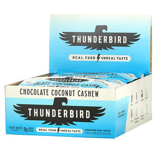 Thunderbird, Superfood Bar, Chocolate Coconut Cashew, 12 Bars, 1.7 oz (48 g) Each
