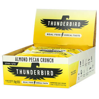 Thunderbird, Superfood Bar, Almond Pecan Crunch, 12 Bars, 1.7 oz (48 g) Each