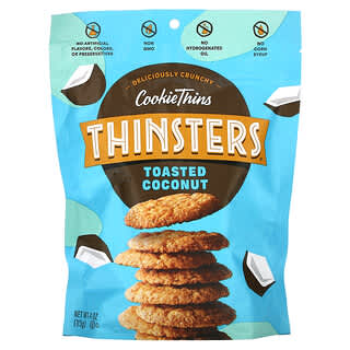 Thinsters, CookieThins, Noix de coco grillée, 113 g