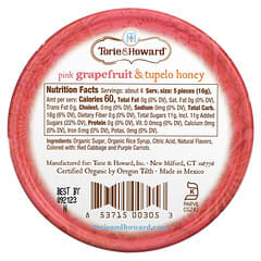 Torie & Howard, Organic Hard Candy, Pink Grapefruit & Tupelo Honey, 2 oz (57 g)